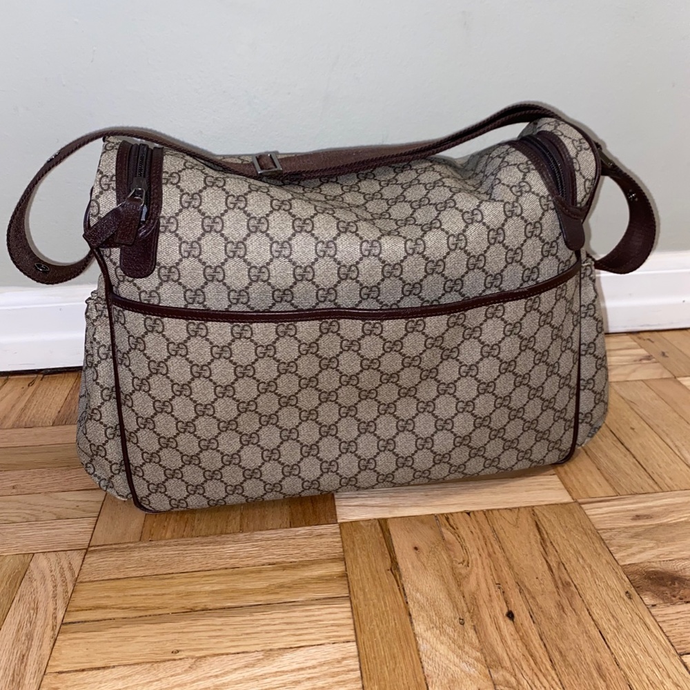 Gucci large monogram diaper bag - Picture 5 of 13